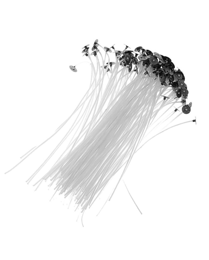 Mum Fitili Hazır Kopçalı 8 cm - 50 Adet