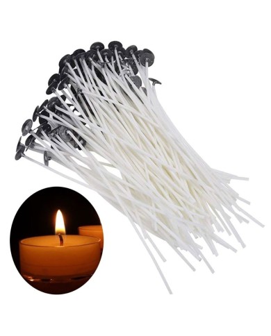 Mum Fitili Hazır Kopçalı 8 cm - 1000 Adet