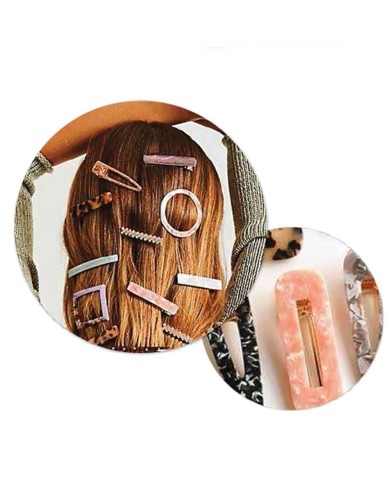 Gold Saç Tokası - 10'lu Set