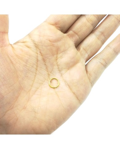 Kolye küpe halkası Renk seçmeli - Gold Gümüş