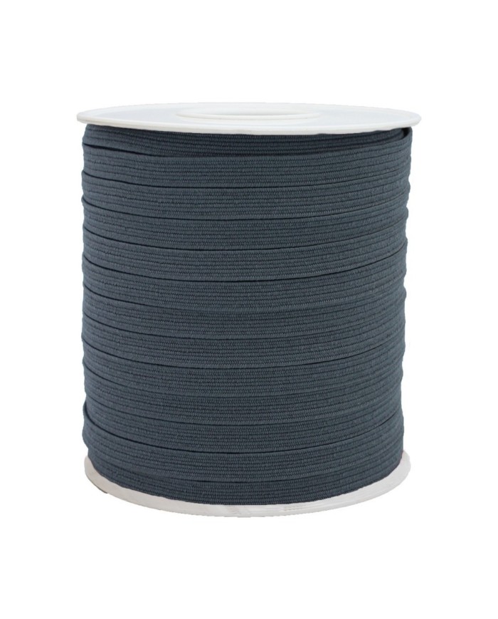 15 mm Gri Yassı Lastik - 50 Metre