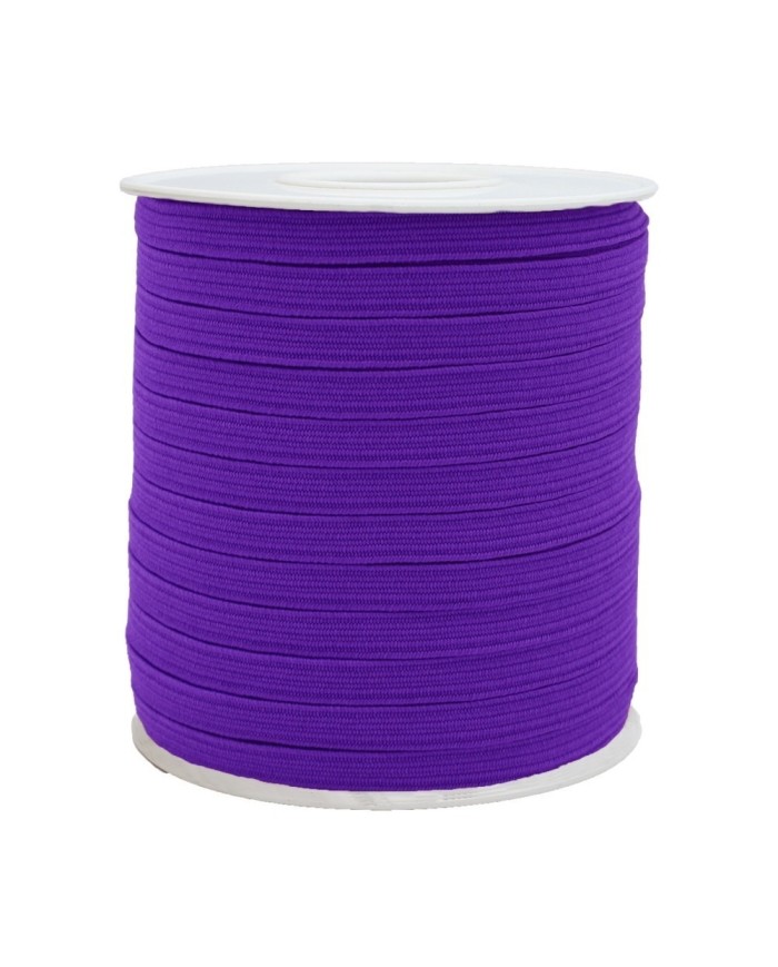 15 mm Mor Yassı Lastik - 50 Metre