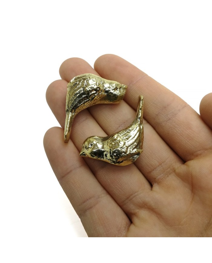 1 Çift - Epoksi Tepsi Kulbu Başlığı Gold Model