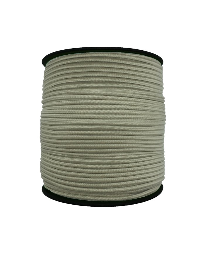 1.5 mm Şapka Lastik - 100 Metre Bej Yuvarlak Lastik