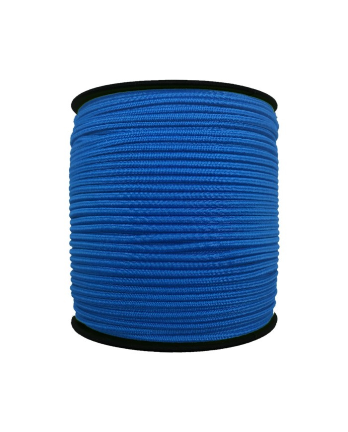 1.5 mm Şapka Lastik - 100 Metre Koyu Mavi Yuvarlak Lastik