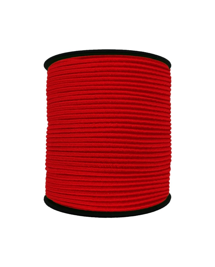 1.5 mm Şapka Lastik - 100 Metre Kırmızı Yuvarlak Lastik