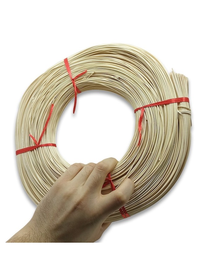Rattan Doğal Bambu Çubuk 500 Gr Brüt - 4,5mm Örgü Rattan İp