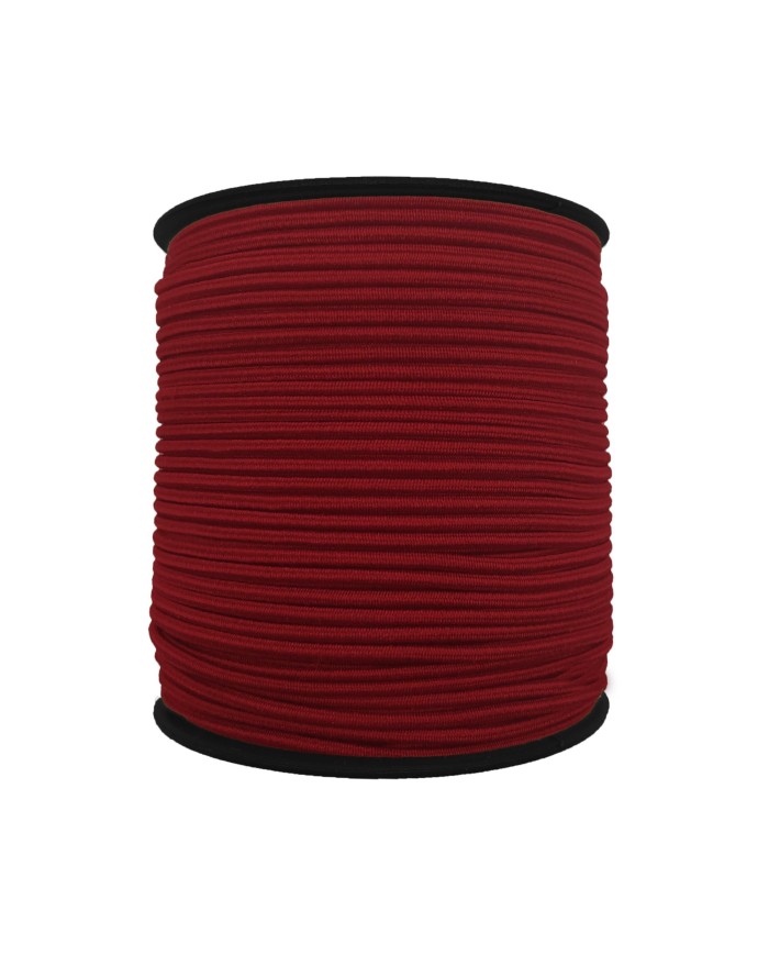 3 mm Yuvarlak Lastik-10 Metre Bordo Yuvarlak Lastik