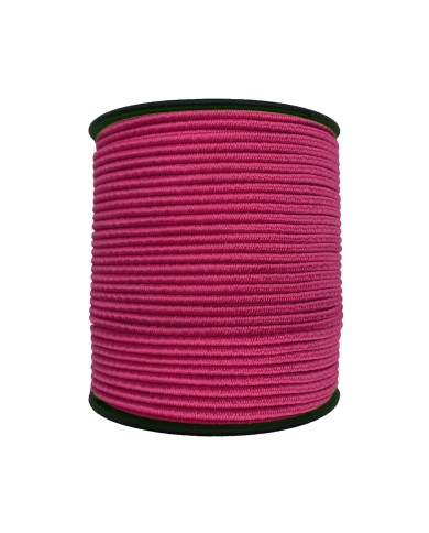 3 mm Yuvarlak Lastik-50 Metre Fuşya Yuvarlak Lastik