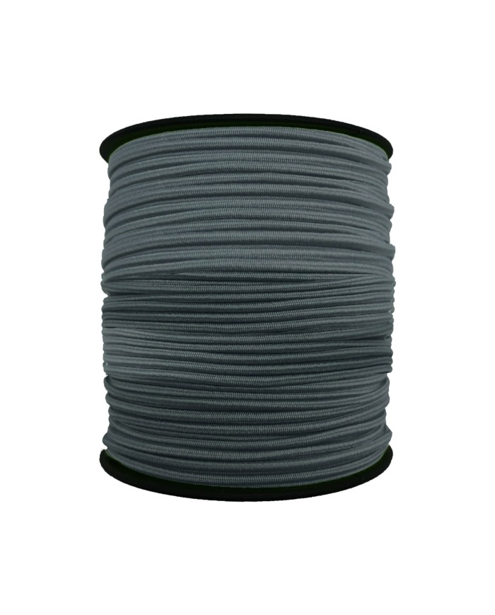 3 mm Yuvarlak Lastik-50 Metre Gri Yuvarlak Lastik