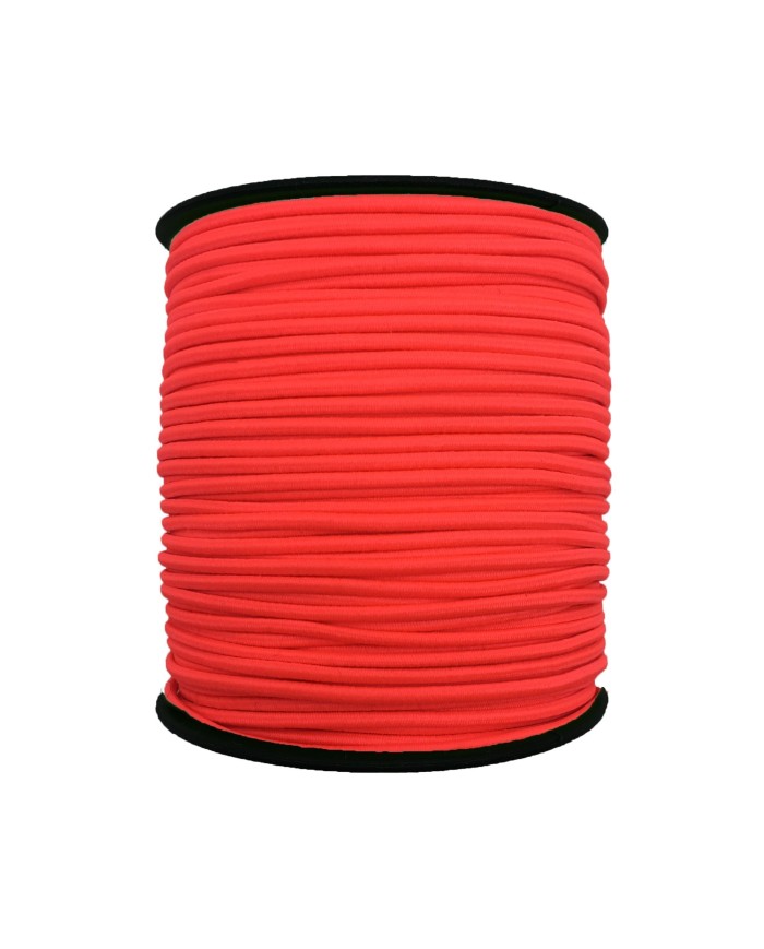 3 mm Yuvarlak Lastik-50 Metre Neon Pembe Yuvarlak Lastik