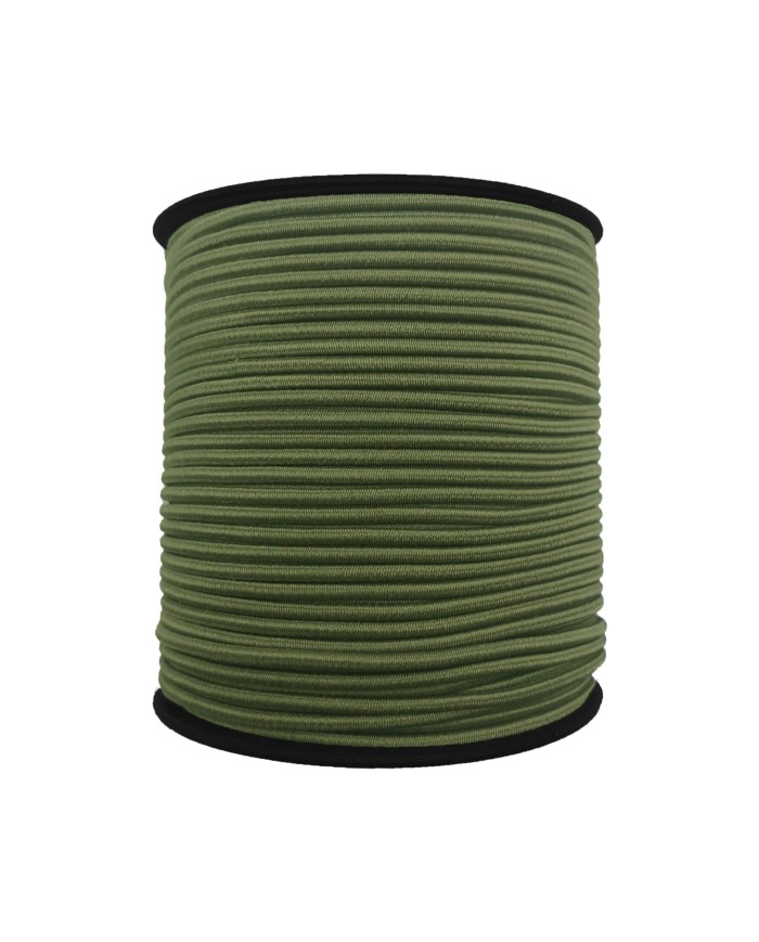 3 mm Yuvarlak Lastik-50 Metre Haki Yuvarlak Lastik