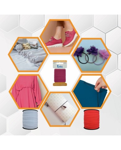 3 mm Yuvarlak Lastik-100 Metre Gri Yuvarlak Lastik