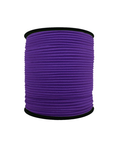 3 mm Yuvarlak Lastik-100 Metre Mor Yuvarlak Lastik