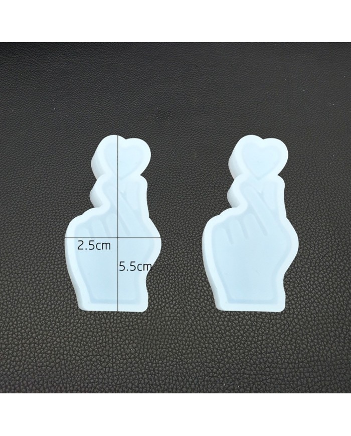 Kalp EL Reçine Epoksi Kalıp -Kod:967