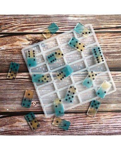 Pai Gow Oyunu Domino Reçine Epoksi Kalıp -Kod:956