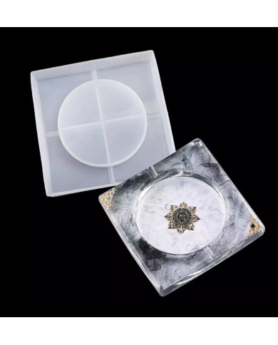 Kare Küllük Reçine Epoksi ve Beton Kalıbı -Kod: 961 Kare Küllük Reçine Epoksi ve Beton Kalıbı -Kod: 961