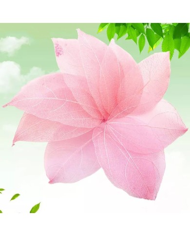 3Adet - Kumaş Yaprak - Pembe 3Adet - Kumaş Yaprak - Pembe