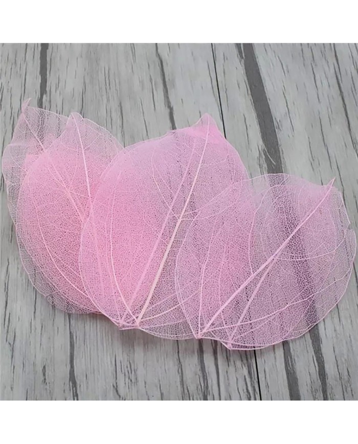 3Adet - Kumaş Yaprak - Pembe 3Adet - Kumaş Yaprak - Pembe