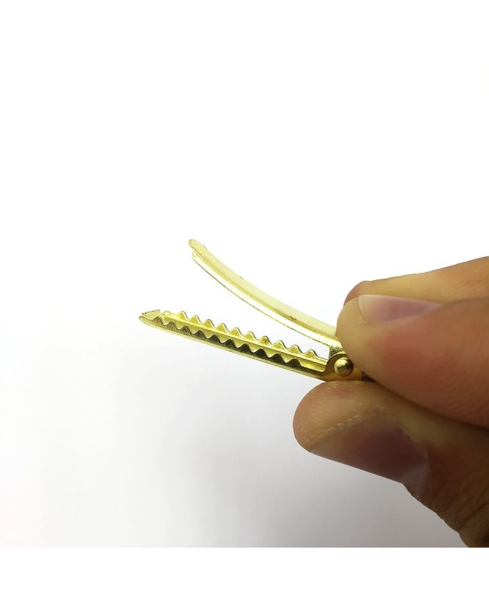 5 adet Reçine Epoksi Takı Kıskacı - Gold