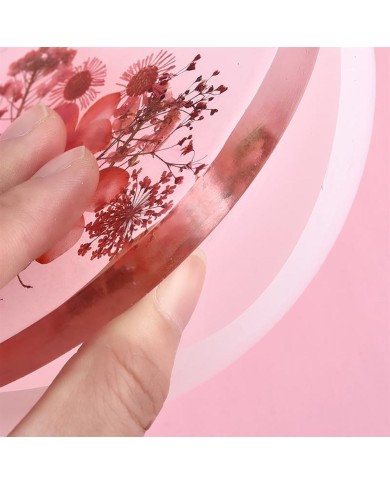 5 Adet Daire Model - Reçine Epoksi Kalıp 24 cm - T13