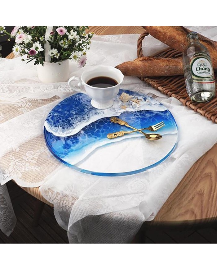 5 Adet Daire Model - Reçine Epoksi Kalıp 24 cm - T13