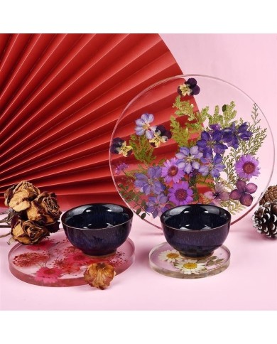 5 Adet Daire Model - Reçine Epoksi Kalıp 24 cm - T13