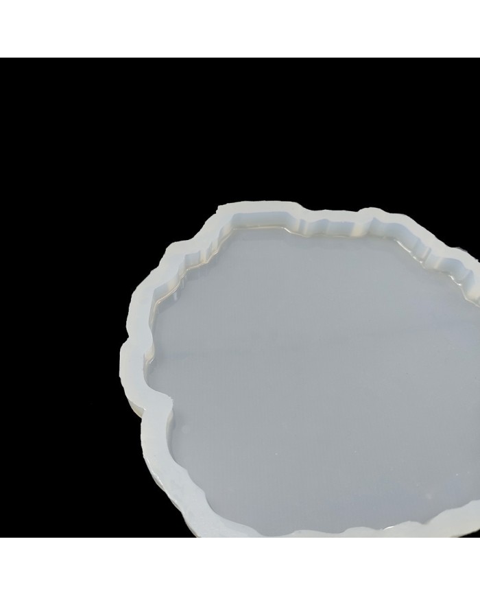 5 ADET Yuvarlak Bardak Altı - Reçine Epoksi Kalıp - B11