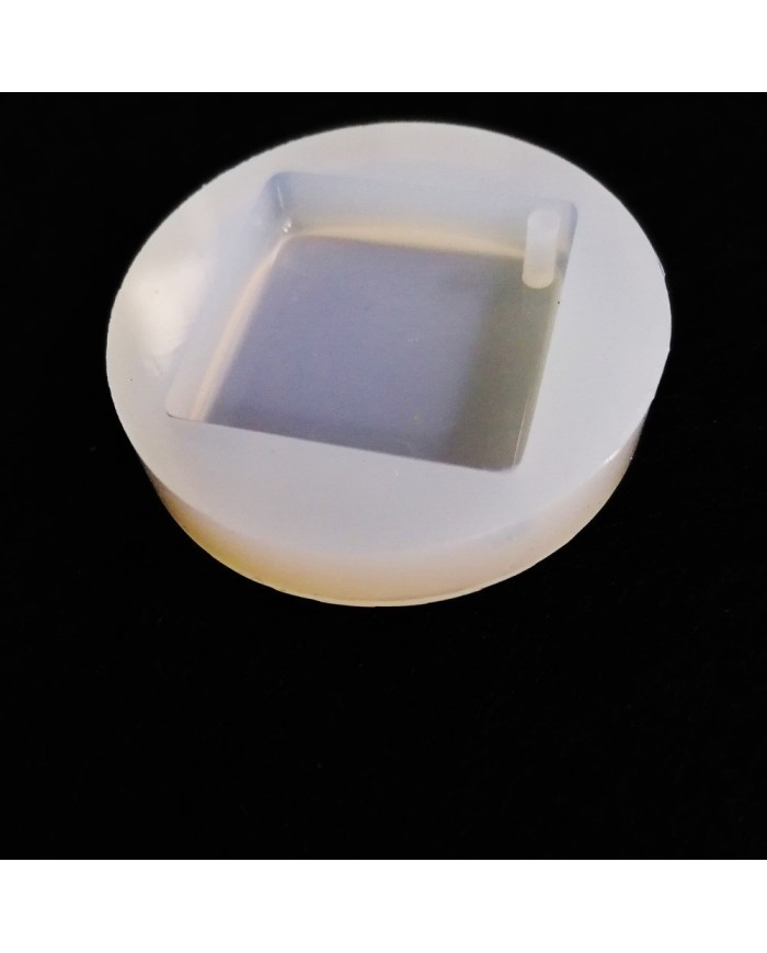 5 Adet Delikli Dörtgen - Reçine Epoksi Kalıp - E6