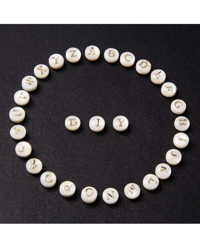 Sedef Varaklı Harf - A - 8mm 1 adet