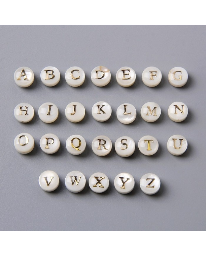 Sedef Varaklı Harf - G - 1 adet - 8mm