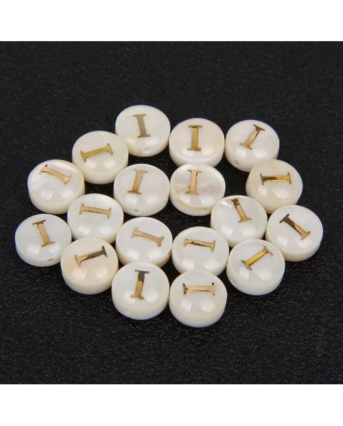 Sedef Varaklı Harf - I - 1 adet - 8mm