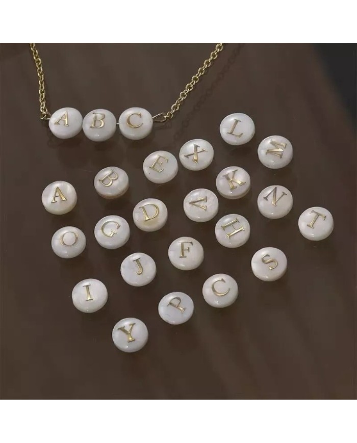 Sedef Varaklı Harf - I - 1 adet - 8mm