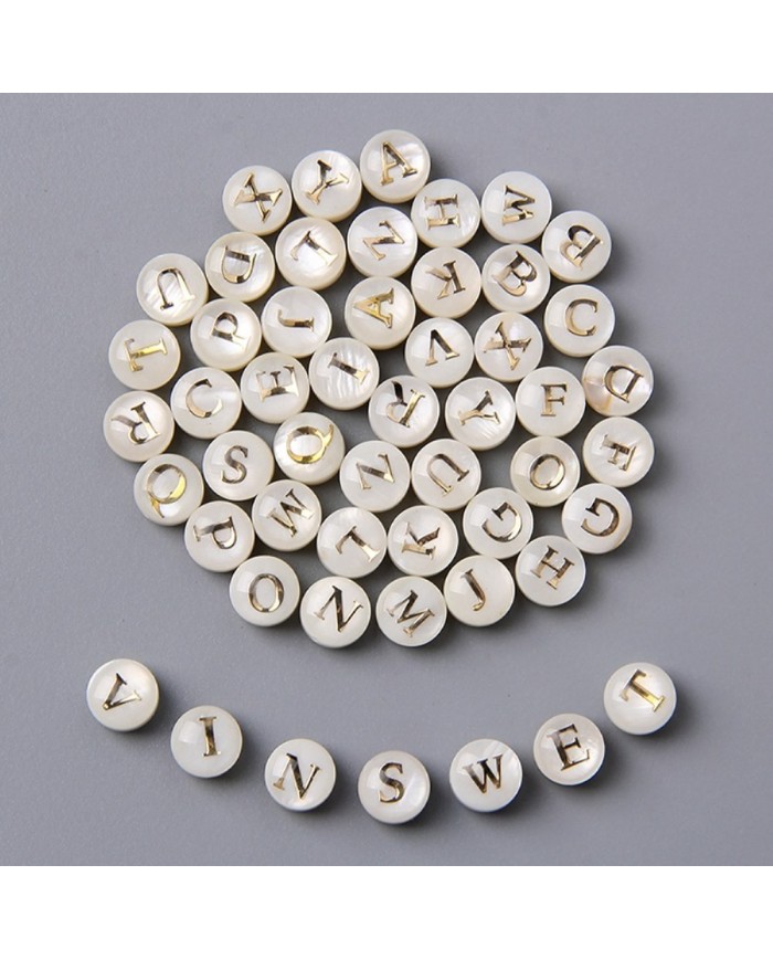 Sedef Varaklı Harf - O - 1 adet - 8mm