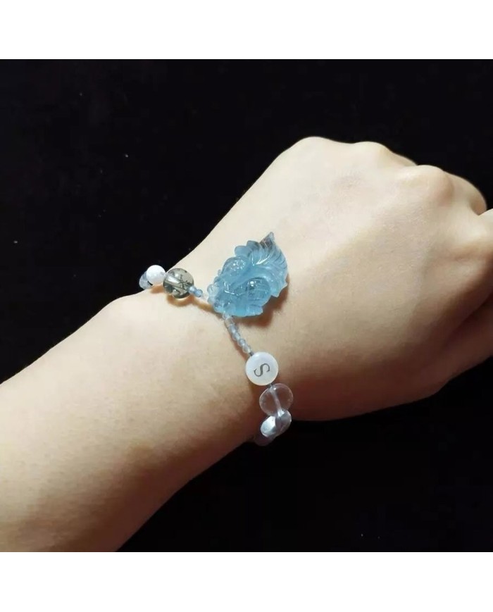 Sedef Varaklı Harf - W - 1 adet - 8mm