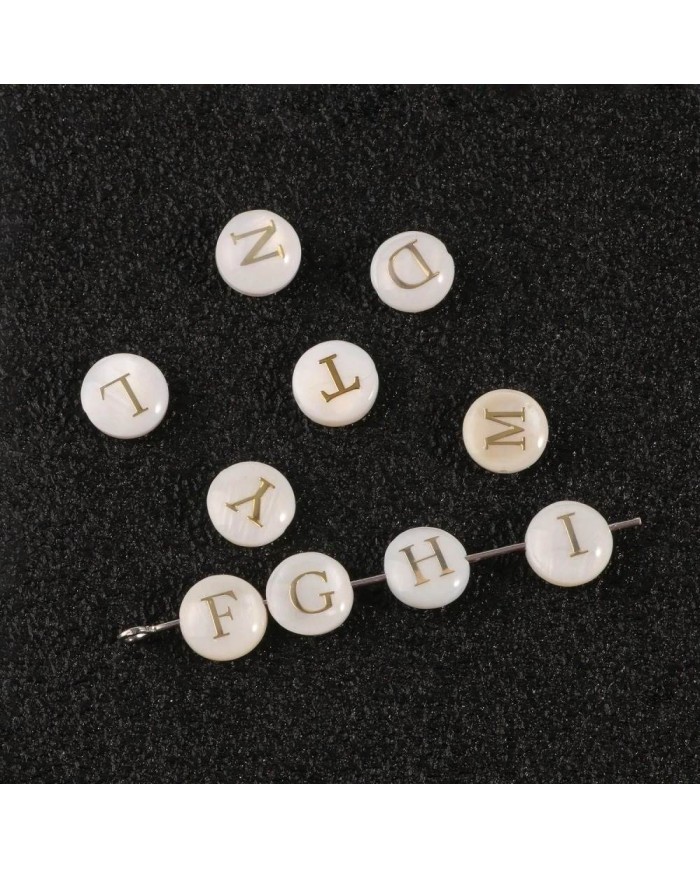 Sedef Varaklı Harf - Y - 1 adet - 8mm