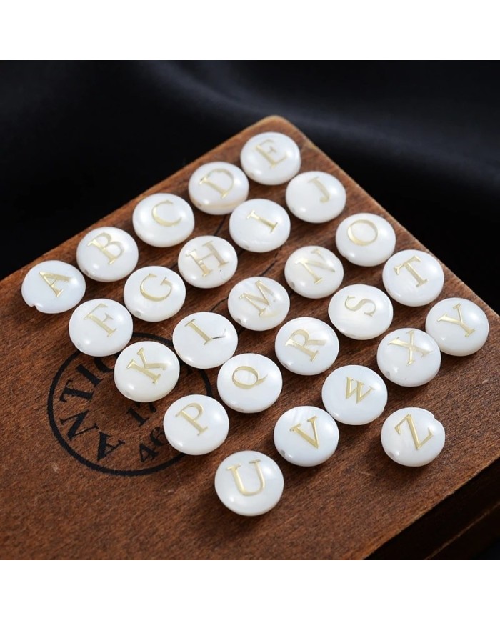 Sedef Varaklı Harf - Y - 1 adet - 8mm