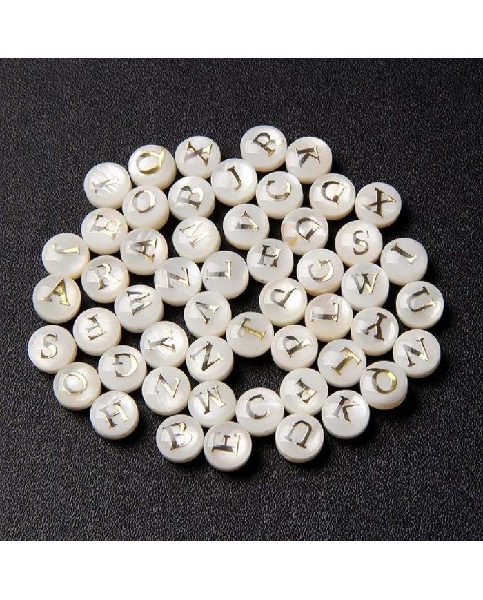 Sedef Varaklı Harf - Y - 1 adet - 8mm