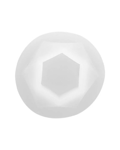 Altıgen Saksı Kalıbı - 8.5x7.3cm -Kod:978