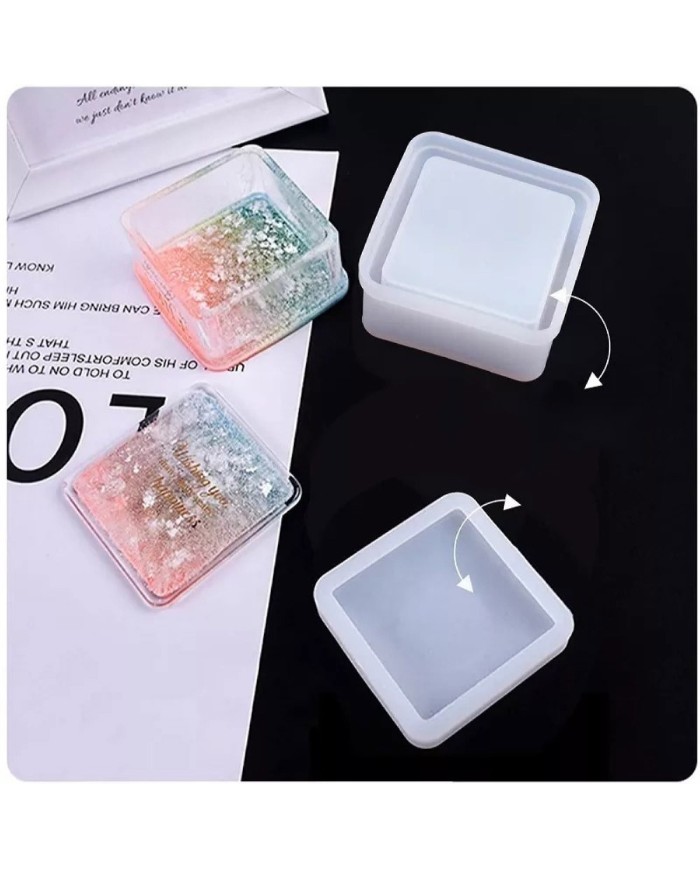 Dörtgen Kapaklı Kalıp - 8x3.8 cm -Kod:981