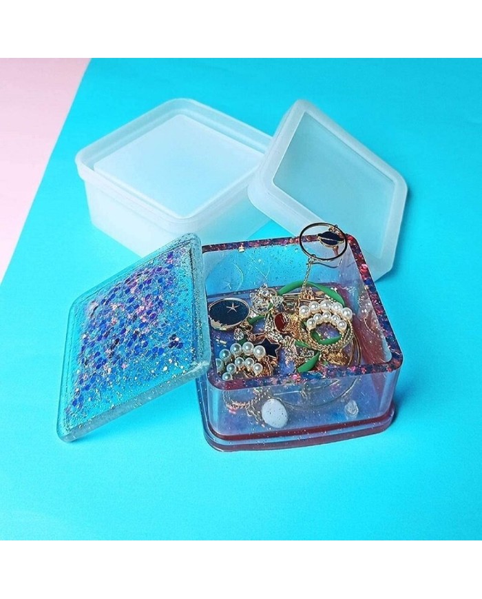 Dörtgen Kapaklı Kalıp - 8x3.8 cm -Kod:981