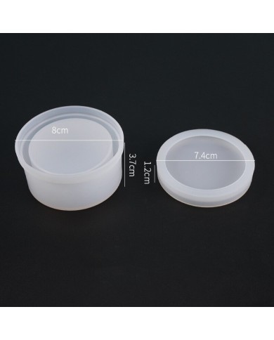 Hediyelik,Yüzüklük,Yuvarlak - Kapaklı Kalıp - 8x3.7 cm -Kod:982