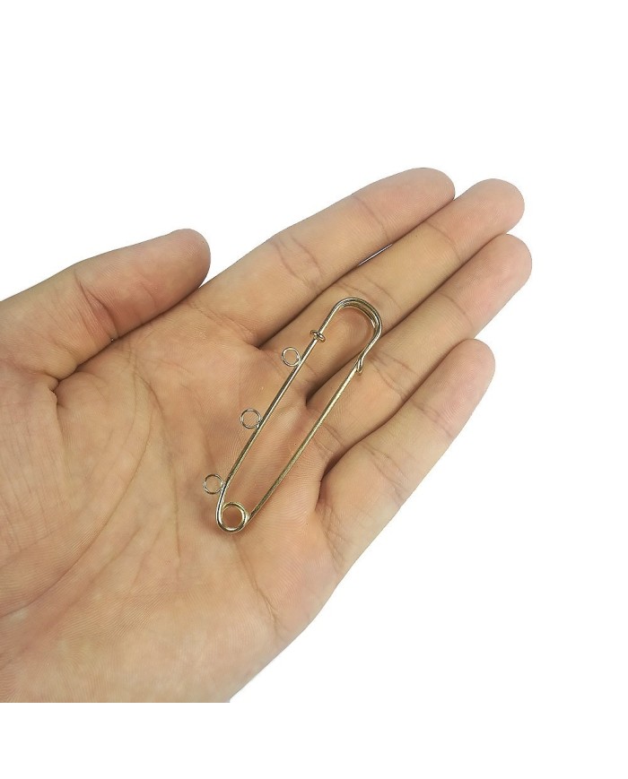 10 adet - İskoç İğnesi - 8cm