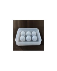 5 adet - Reçine Epoksi silikon Boncuk Kalıbı -12mm- 161