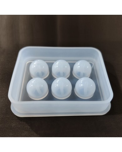 10adet - Reçine Epoksi silikon Boncuk Kalıbı -12mm- 161