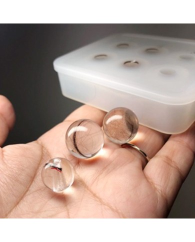 10adet - Reçine Epoksi silikon Boncuk Kalıbı -12mm- 161