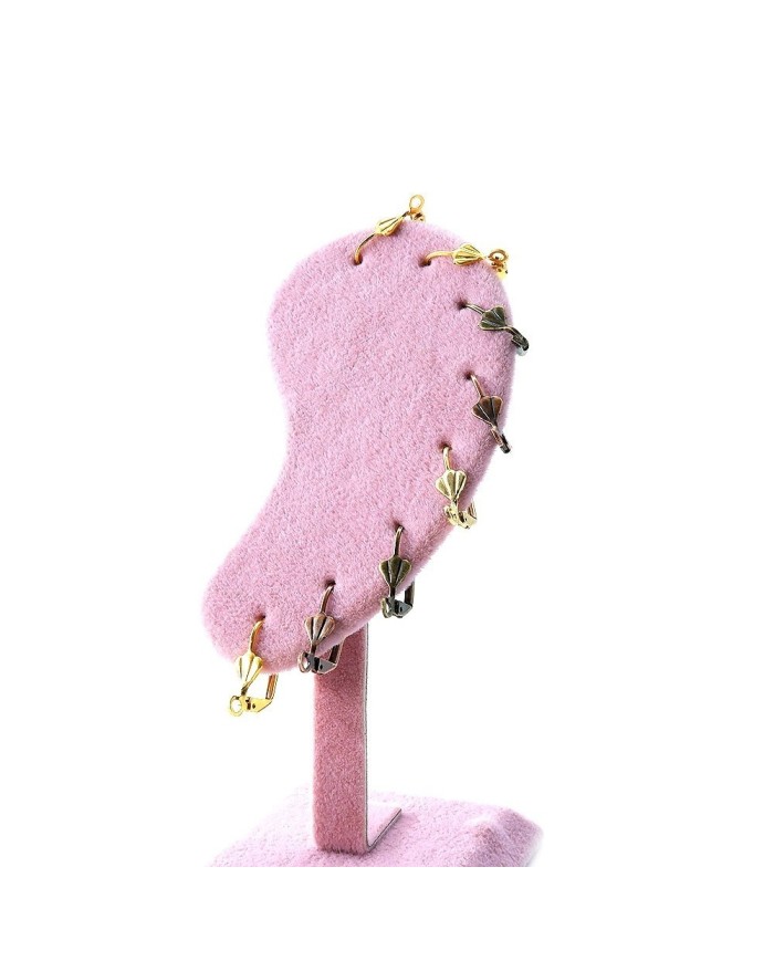 Küpe Klipsi - Antik Sarı - 2x1 cm - 5 Çift