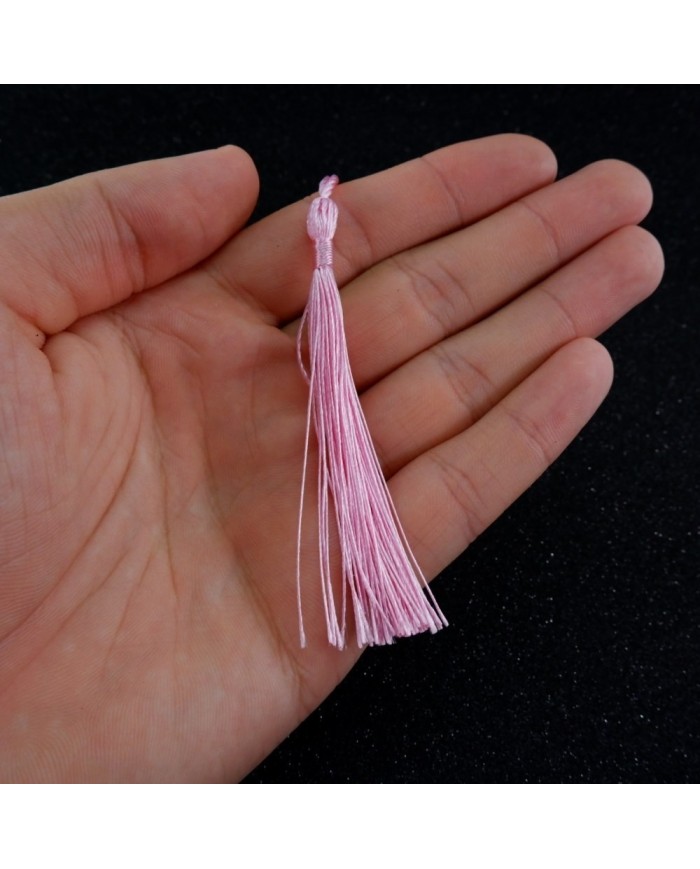 25 adet - İthal Püskül - 8 cm -Pembe