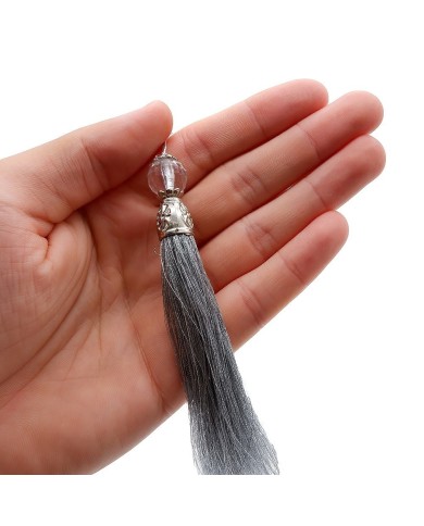 100 ADET - BONCUKLU PÜSKÜL GRİ - 10 CM - G