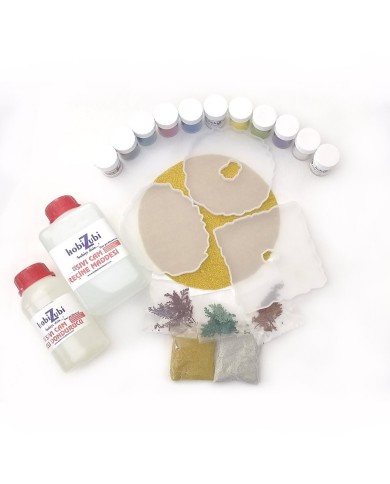 Reçine Epoksi Seti - Bardak Altları (375ml reçine) - 32,33,251